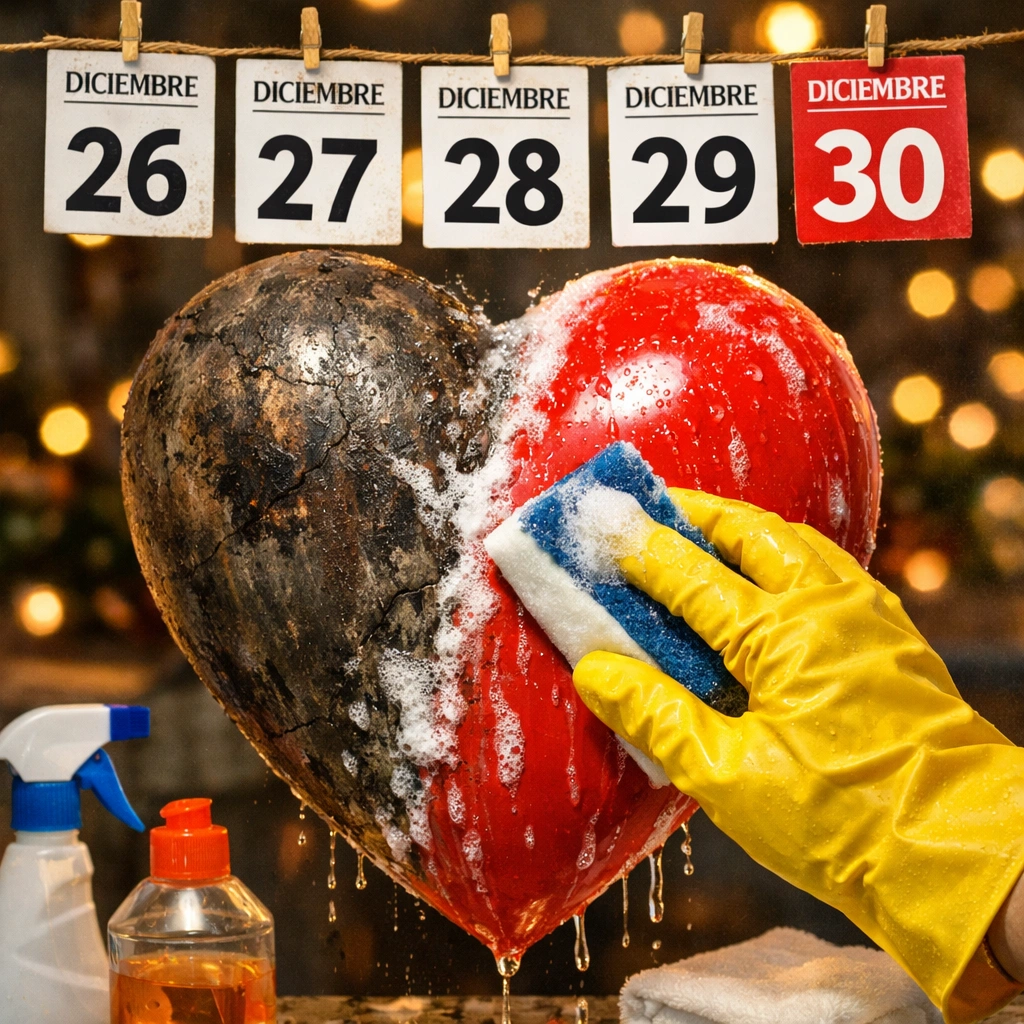 Un corazón sucio por las fiestas de Navidad se limpia entre el 26 y el 30 de diciembre